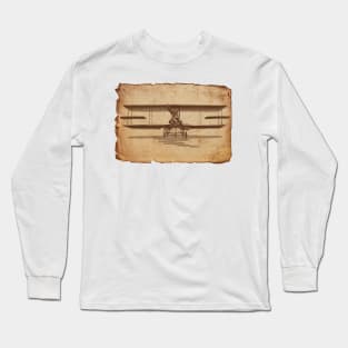 Airplane Oldtimer Long Sleeve T-Shirt